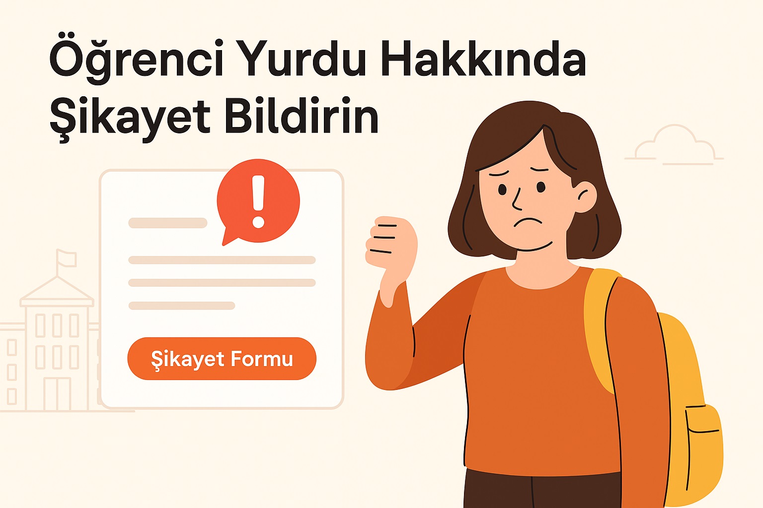 Öğrenci Yurdu Hakkında Şikayet Bildirin